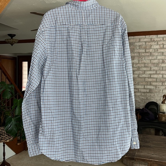 Blue Label Ralph Lauren Checkered Button Down Shirt with Relaxed Fit - Picture 7 of 8